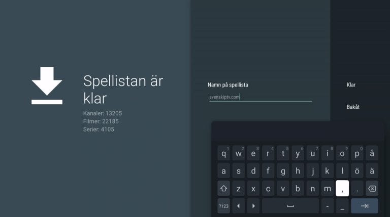 Android boxar Tivimate Steg 4 SvenskIPTV